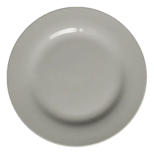 White Round Dinner Plate