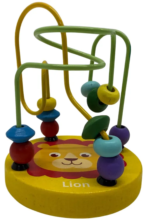 Wood Lion Bead Maze Roller Coaster 