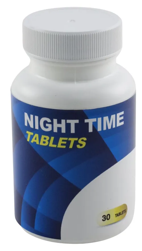 Generic Night Time Tablets Bottle - Small