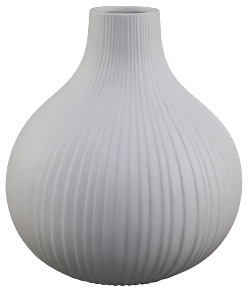 White  Sculptural Ceramic Table Lamp
