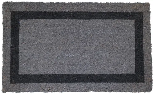Grey & Black Door Mat