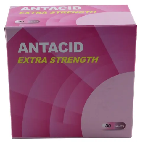 Generic Antacid Extra Strength Box