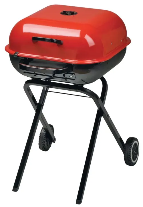 Red Charcoal BBQ Grill