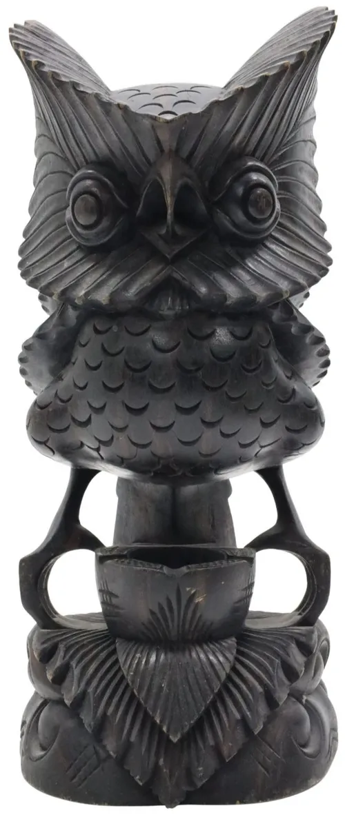 Wood Carved Owl 