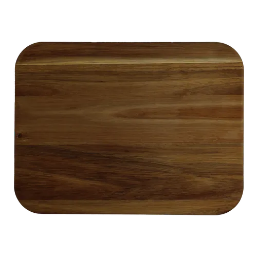 Yellowed Teak Wood Cutting Board