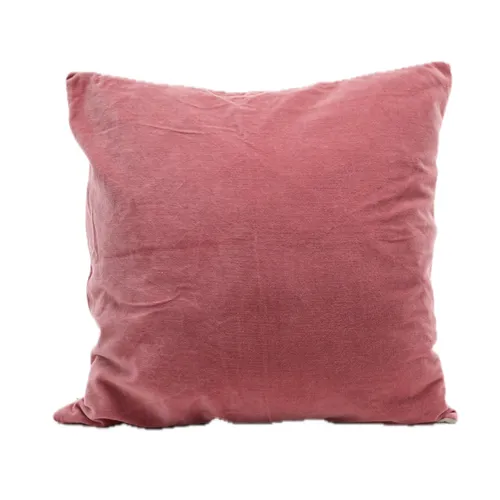 China Rose Pink Ultrasuede Throw Pillow