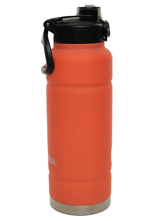 Matte Orange Metal Water Bottle