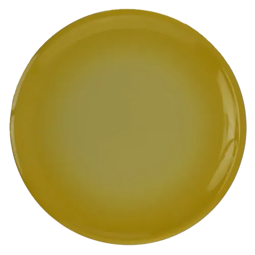 Yellow Fade Dinner Plate 