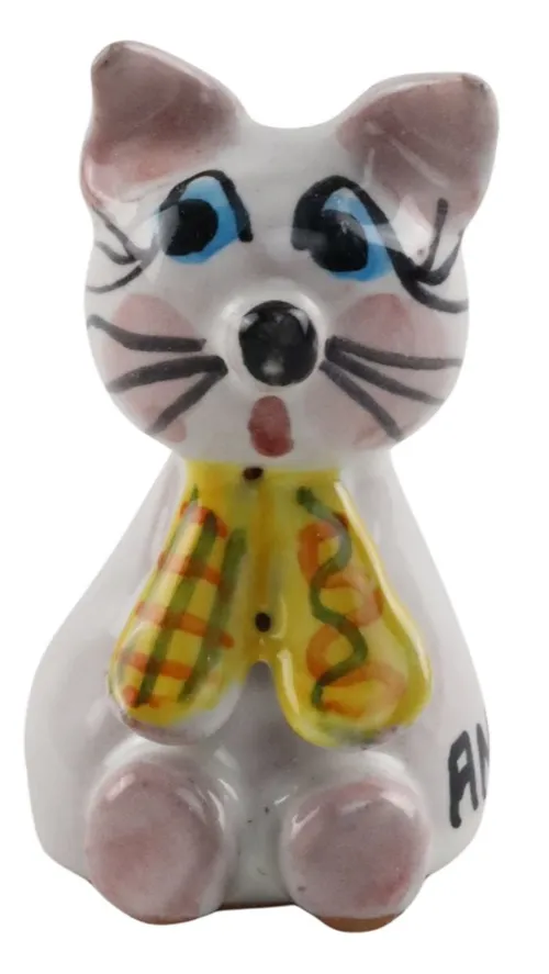 Ceramic Painted Cat Kids Project