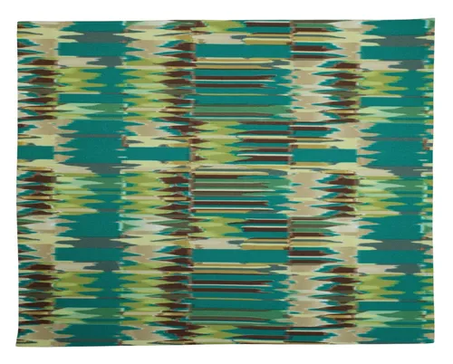 Tribal Green Rectangular Placemat