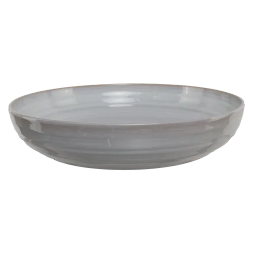 Whitewash Stoneware Serving Bowl