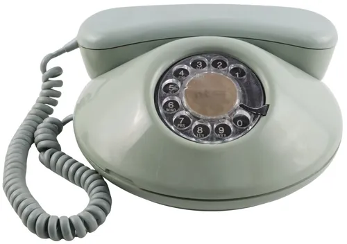 Light Green Dawn Rotary Telephone