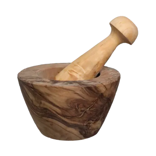 Acacia Wood Mortar & Pestle - Small