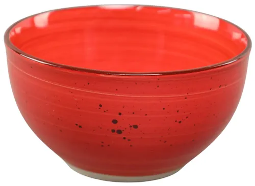 Red Brushstroke Cereal Bowl