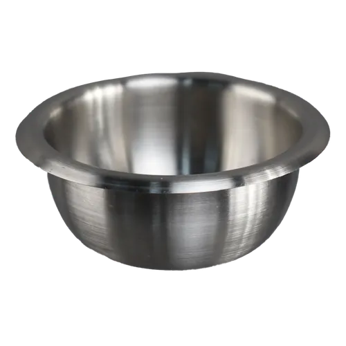 Brushed Chrome Wide Rim Ramekin