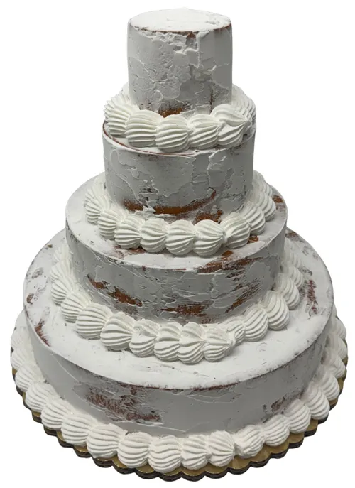 Artificial 3 Tier Naked Wedding Cake