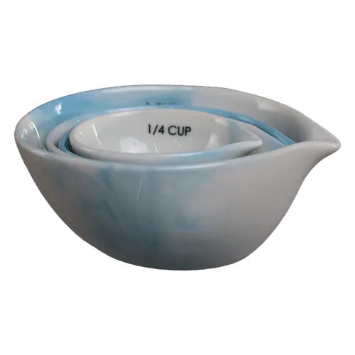 Blue Streak 4 Piece Measuring Cup Set