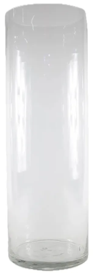 Extra Large Clear Glass Cylindrical Vase 39