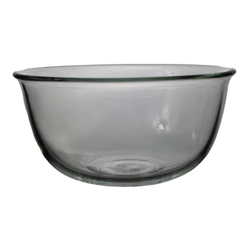 Large Clear Glass Mixing Bowl