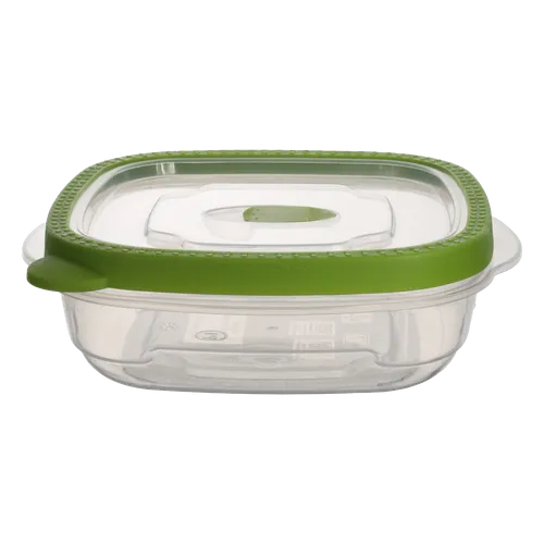 Pickle Green & Clear Reusable Container With Lid - Short