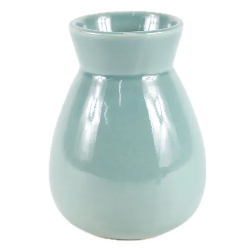 Turquoise Empire Waist Ceramic Vase