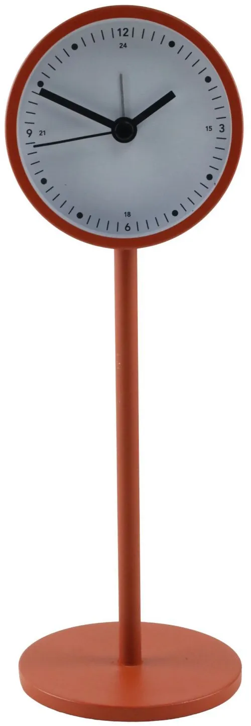 Orange Metal Alarm Clock 