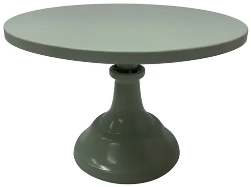 Light Mint Green Metal Dessert Stand - Medium
