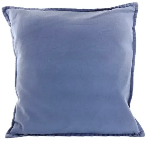 Sky Blue Solid Throw Pillow