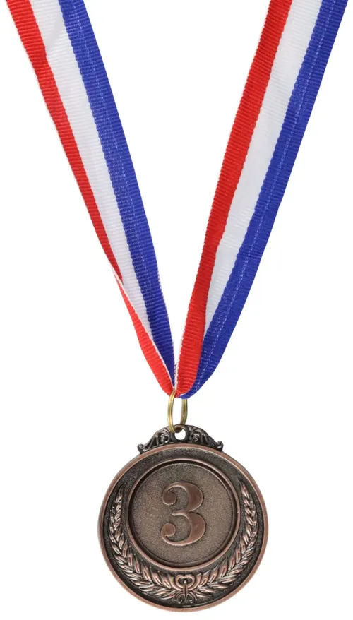 Award Medal On Ribbon - V