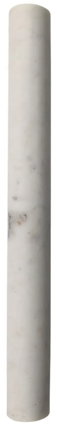 Solid White Marble Rolling Pin
