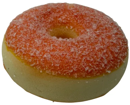 Artificial Orange Mini Doughnut With Sugar