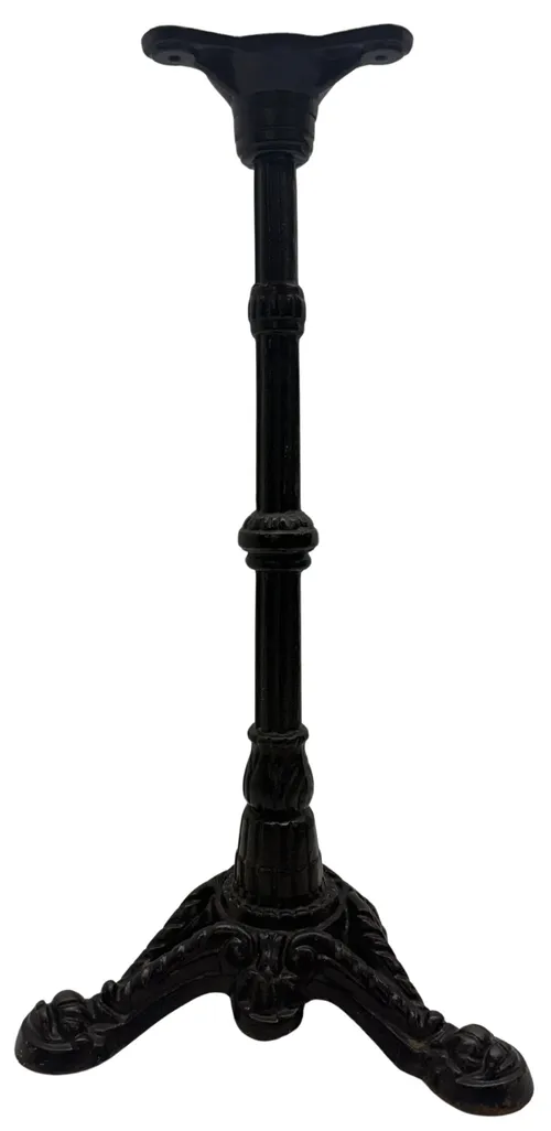 Black Cast Iron Three Leg Bistro Table Base