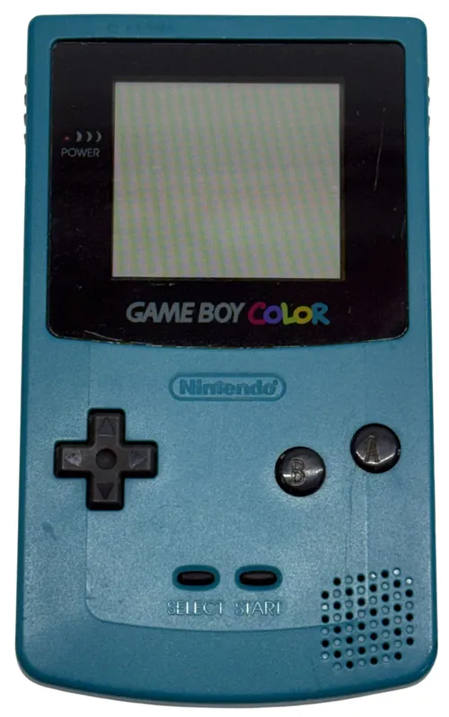 Blue Handheld Gameboy Color Video Game System
