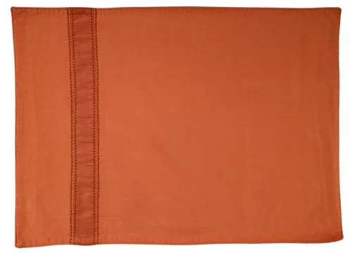 Squash Orange With Stripe Rectangular Placemat
