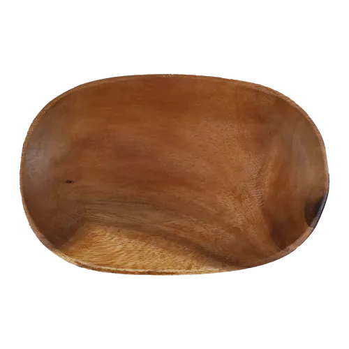 Oval Acacia Wood Serving Platter