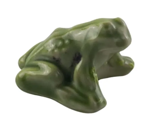 Small Ceramic Green Frog