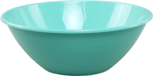 Seafoam Green Plastic Serving Bowl
