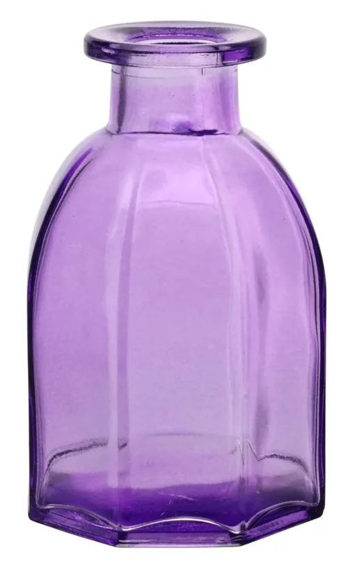 Purple Clear Glass Vase Collection - Z