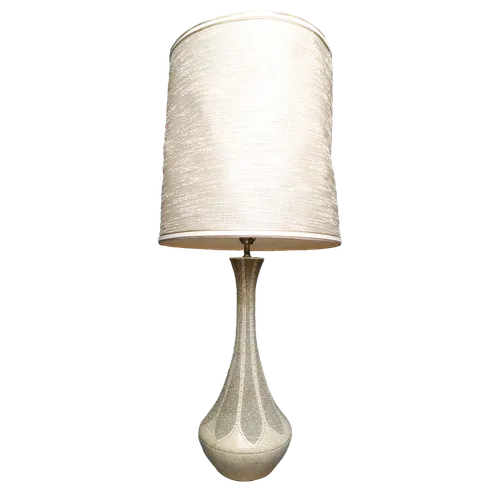 Vintage Oversized Sage & Cream Table Lamp