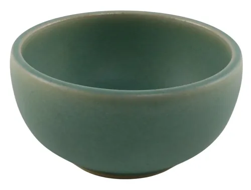 Matte Green Ceramic Decorative Bowl