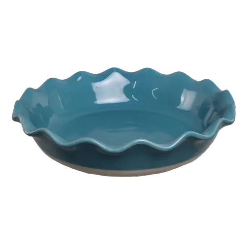 Honolulu Blue Pie Dish