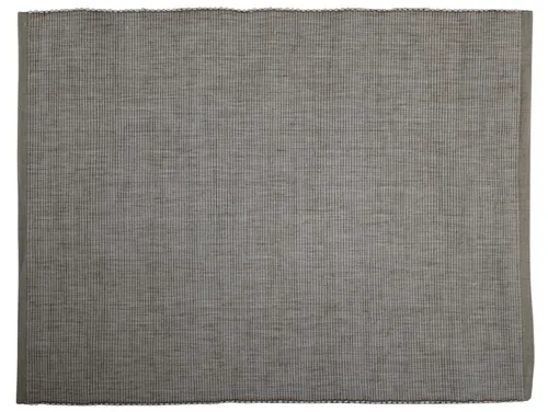 Beige Ribbed Rectangular Placemat