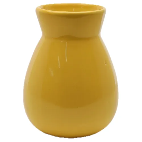 Sandstorm Yellow Ceramic Vase