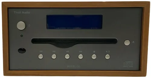 Compact Disc Player In Wood Case