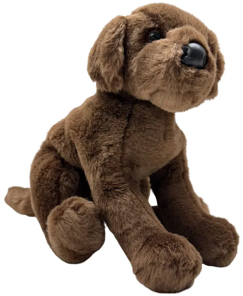 Brown Dog With Black Nose Plush Stuffed Animal