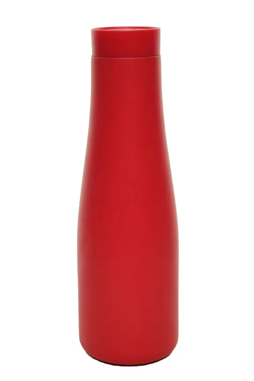 Raspberry Red Metal Water Bottle