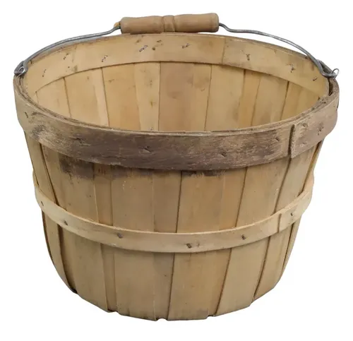 Small Bushel Basket With Handle 