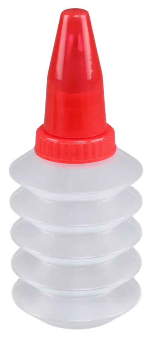 Icing Bottle With Piping Tip & Red Cap