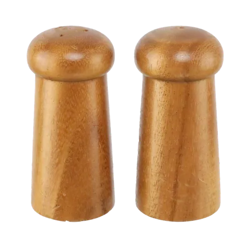 Teak Salt & Pepper Shaker Set