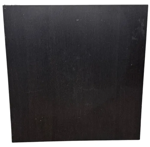 Dark Wood Grain Square Table Top